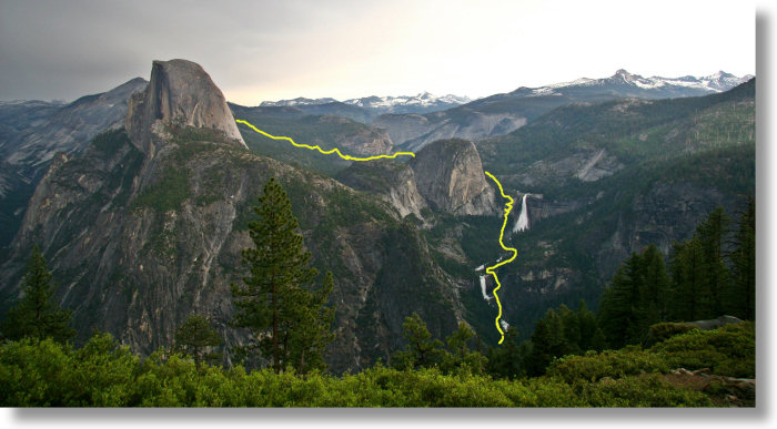 The Half Dome Trail Route: Part 1